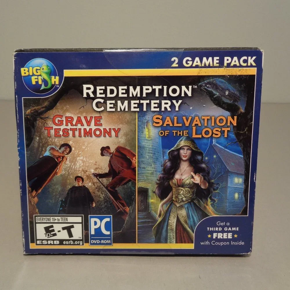 REDEMPTION CEMETERY / 2 Game Pack New PC DVD-ROM Video Game